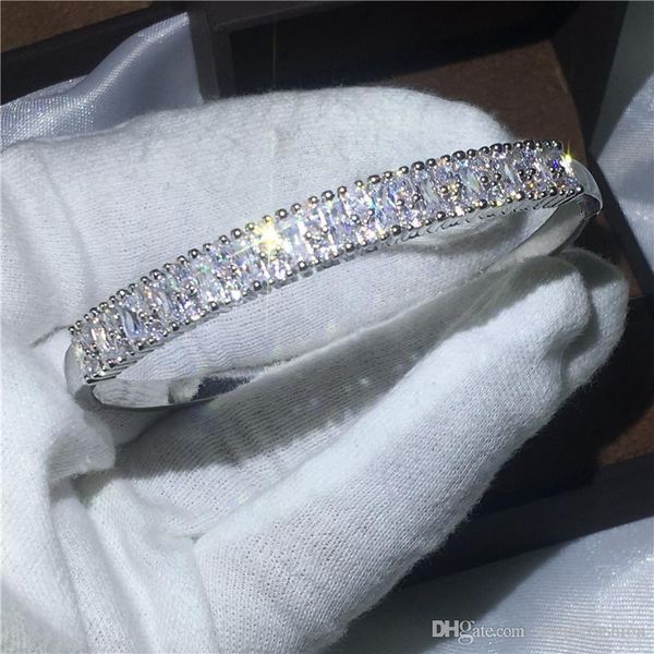vecalon 2017 fashion 5a cubic zirconia engagement bracelet white gold filled cuff bangle womens wedding accessaries gift, Golden;silver
vecalon 2017 fashion 5a cubic zirconia engagement bracelet white gold filled cuff bangle womens wedding accessaries gift, Golden;silver