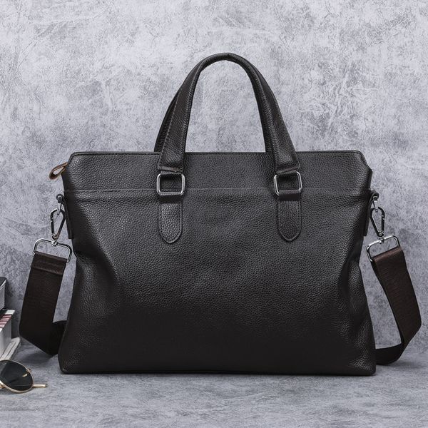 2020 new fashion genuine leather men's bag handbag business briefcase casual lapbags cowhide shoulder messenger bag
2020 new fashion genuine leather men's bag handbag business briefcase casual lapbags cowhide shoulder messenger bag