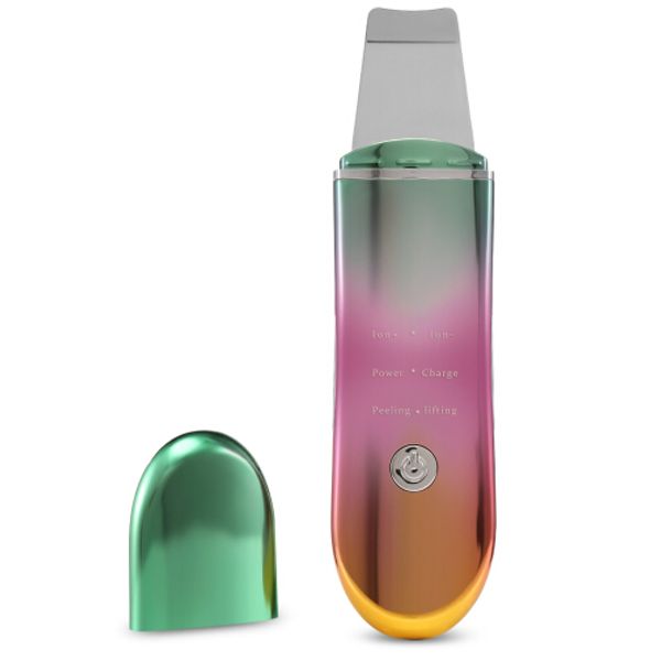sell rechargeable ultrasonic ion face skin scrubber facial cleaner cleansing spatula peeling vibration facial cleansing devices
sell rechargeable ultrasonic ion face skin scrubber facial cleaner cleansing spatula peeling vibration facial cleansing devices