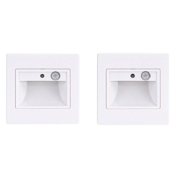 2pcs recessed in steps ladder wall lamps led stair light pir motion sensor infrared human body induction step lamp 1.5w stairway
2pcs recessed in steps ladder wall lamps led stair light pir motion sensor infrared human body induction step lamp 1.5w stairway