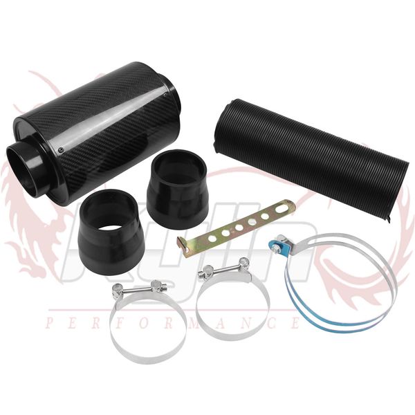 kylin store - universal racing air filter box carbon fiber cold feed induction kit air intake kit without fan ip009
kylin store - universal racing air filter box carbon fiber cold feed induction kit air intake kit without fan ip009