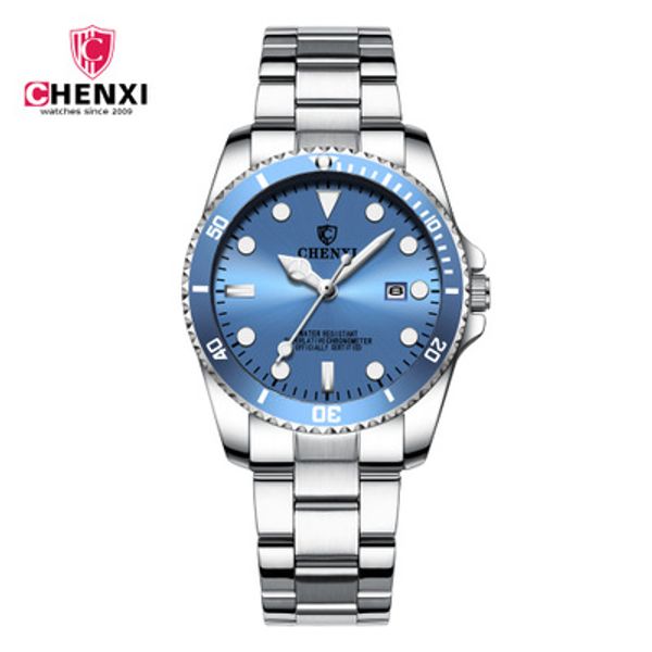 chenxi women dress watches pink silver stainless steel watch women calendar waterproof business quartz clock female, Slivery;brown
chenxi women dress watches pink silver stainless steel watch women calendar waterproof business quartz clock female, Slivery;brown