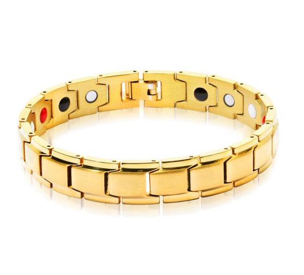 gold 12mm 8.16'' stainless steel bling health care magnet germanium (ge) link chain bracelet bangle xmas gifts, Golden;silver
gold 12mm 8.16'' stainless steel bling health care magnet germanium (ge) link chain bracelet bangle xmas gifts, Golden;silver