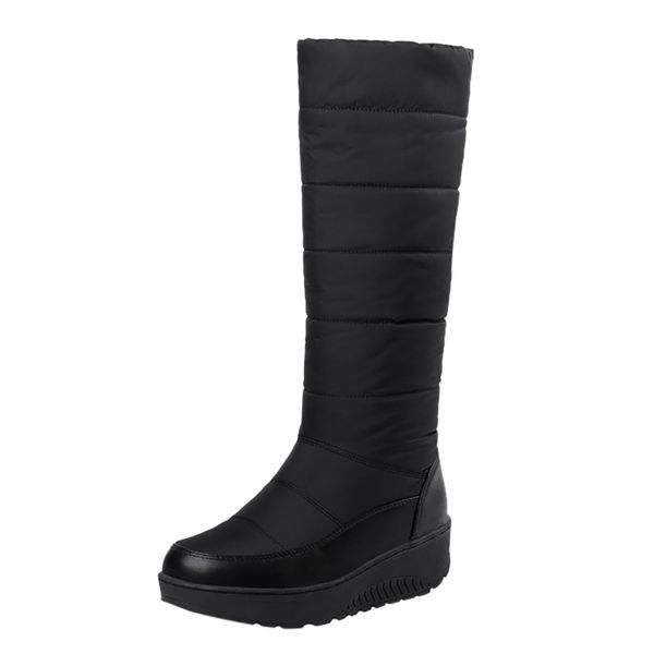 sagace mid calf boots women 2019 winter fashion platform boots slip on solid flat heels ladies casual warm shoes, Black
sagace mid calf boots women 2019 winter fashion platform boots slip on solid flat heels ladies casual warm shoes, Black