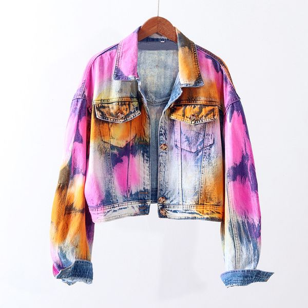 новая мода tie dye короткие джинсовые куртки женщин 2020 осень однобортный с длинным рукавом жан куртка lady basic coat streetwear z532, Black;brown
новая мода tie dye короткие джинсовые куртки женщин 2020 осень однобортный с длинным рукавом жан куртка lady basic coat streetwear z532, Black;brown