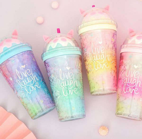 the latest 4 color plastic double ice crushed straw cups are simple, portable and convenient for students' parties
the latest 4 color plastic double ice crushed straw cups are simple, portable and convenient for students' parties