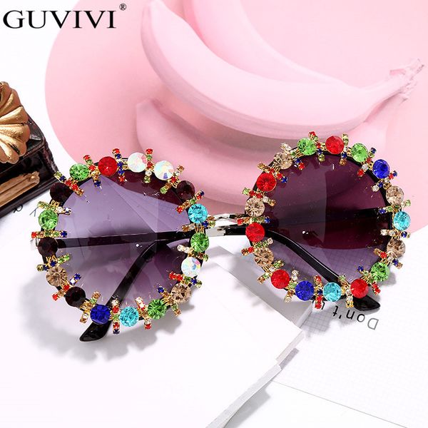 luxury round rhinestone sunglasses women trend brand crystal sun glasses ladies men diamond eyeglasses oculos de sol feminino, Blue
luxury round rhinestone sunglasses women trend brand crystal sun glasses ladies men diamond eyeglasses oculos de sol feminino, Blue