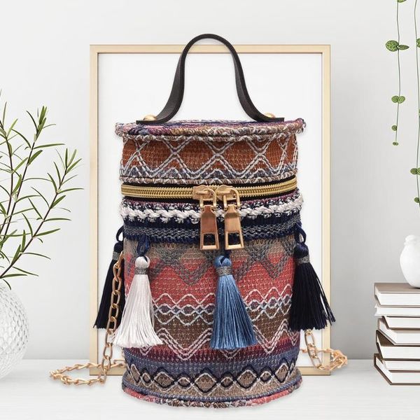 cylinder straw woven bags women summer beach chain crossbody tassel zipper bags shoulder ladies messenger handbags
cylinder straw woven bags women summer beach chain crossbody tassel zipper bags shoulder ladies messenger handbags