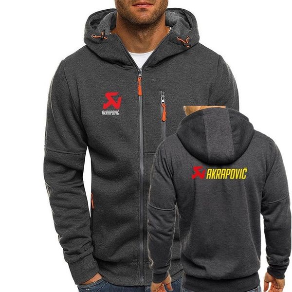 2019 new fashion men's hoodies zipper tracksuit casual drawstring solid color long sleeve sweatshirt male akrapovic print jacke
2019 new fashion men's hoodies zipper tracksuit casual drawstring solid color long sleeve sweatshirt male akrapovic print jacke