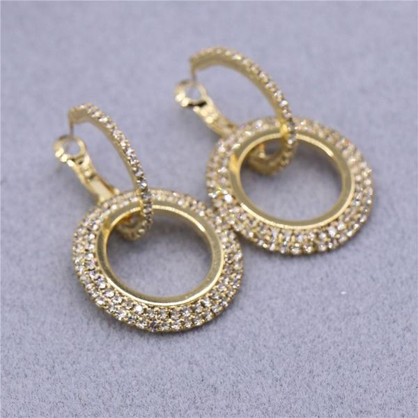 full diamond earrings studs tassel earrings women charm earrings s925 silver needle earring gift for party anniversary, Golden
full diamond earrings studs tassel earrings women charm earrings s925 silver needle earring gift for party anniversary, Golden