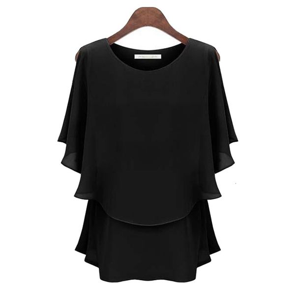 women chiffon blouses new ruffles fashion womens summer chiffon blouse plus size 2xl batwing short sleeve casual o neck shirt, White
women chiffon blouses new ruffles fashion womens summer chiffon blouse plus size 2xl batwing short sleeve casual o neck shirt, White