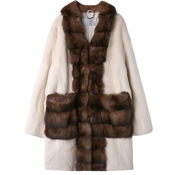 arlenesain custom 2019 new design beige color patchwork dark brown color sable fur women jakcet, Black
arlenesain custom 2019 new design beige color patchwork dark brown color sable fur women jakcet, Black