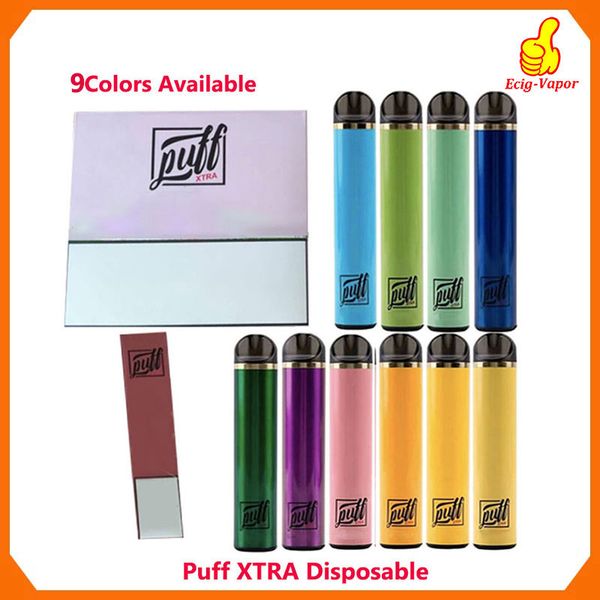 Vape Устройство Puff Бар Xtra Одноразовая ручка Starter Kit Аккумулятор 1500 пуфы 1,4 мл картридж Vape Пустой Pen против Puff бар плюс поток
Vape Устройство Puff Бар Xtra Одноразовая ручка Starter Kit Аккумулятор 1500 пуфы 1,4 мл картридж Vape Пустой Pen против Puff бар плюс поток