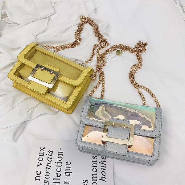 small bag female 2019 new transparent jelly shoulder bag fashion wild chain girl small square
small bag female 2019 new transparent jelly shoulder bag fashion wild chain girl small square