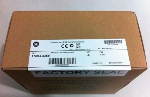 1769-l32e compactlogix ethernet plc processor 1769l32e original brand new in factory sealed box
1769-l32e compactlogix ethernet plc processor 1769l32e original brand new in factory sealed box