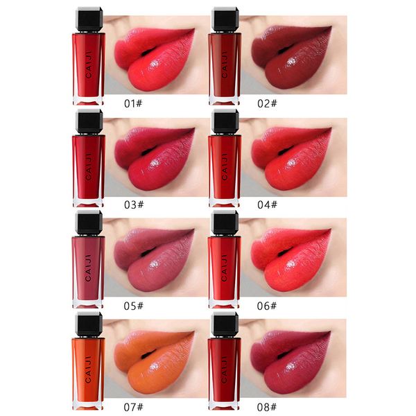 

lips makeup 8 colors liquid lipstick mirror surface lip gloss tint lasting moisturizing non-stick cup lip glaze