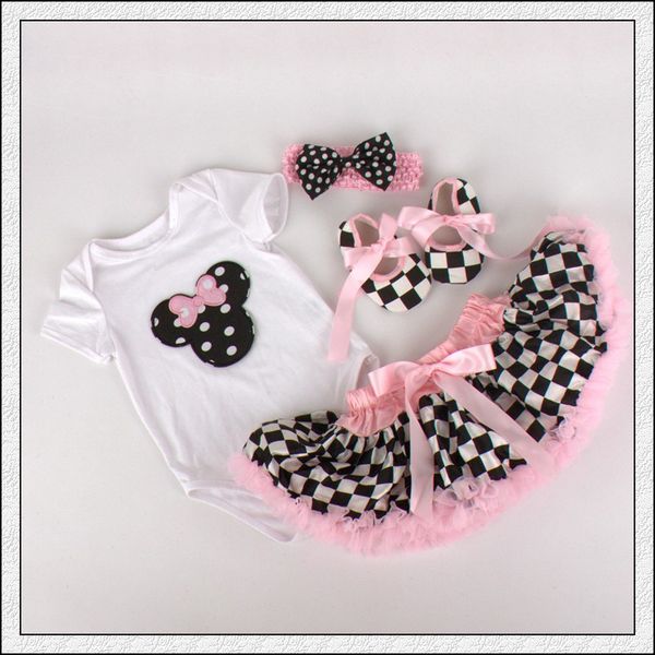 Infant Clothing 4pcs Sets White Long Sleeve Rompers Red Tutu Skirt Ruffle Pettiskirt Shoes Headband Baby Girls Clothes, Black white
Infant Clothing 4pcs Sets White Long Sleeve Rompers Red Tutu Skirt Ruffle Pettiskirt Shoes Headband Baby Girls Clothes, Black white