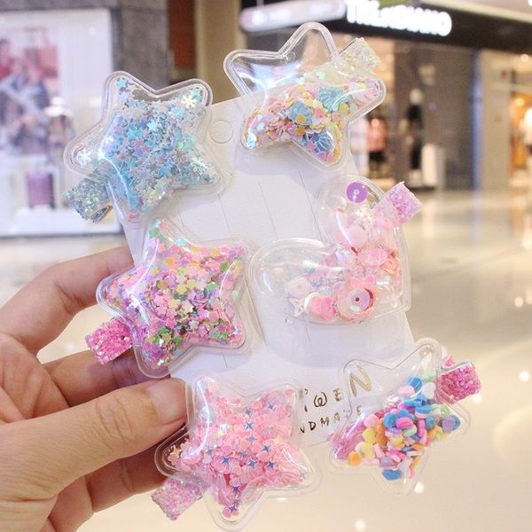 korean version of the cute children pvc five-pointed star quicksand hairclip cartoon love glitter edge clamp issuing fa shi pin, Slivery;white
korean version of the cute children pvc five-pointed star quicksand hairclip cartoon love glitter edge clamp issuing fa shi pin, Slivery;white