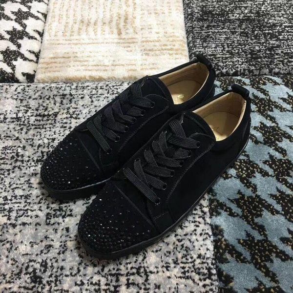 designer sneakers low cut spikes flats shoes red bottom for men and women leather sneakers party designer shoes t01, Black
designer sneakers low cut spikes flats shoes red bottom for men and women leather sneakers party designer shoes t01, Black