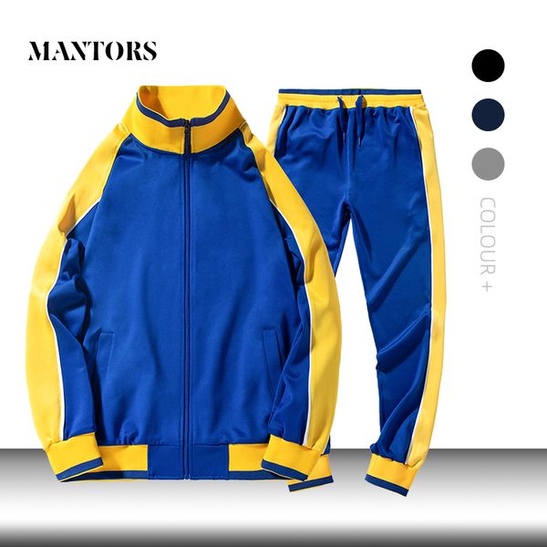 2019 new trend men casual sets autumn winter men's sportswear zipper tracksuit jacket+pants two piece set outwear sporting suit, Gray
2019 new trend men casual sets autumn winter men's sportswear zipper tracksuit jacket+pants two piece set outwear sporting suit, Gray