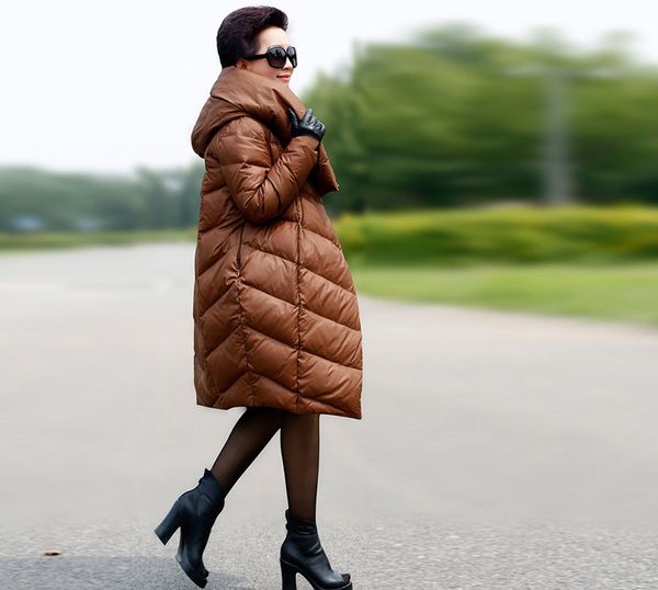 2018 new big yards loose cocoon black red brown navy blue women's down jacket products plus size coats
2018 new big yards loose cocoon black red brown navy blue women's down jacket products plus size coats