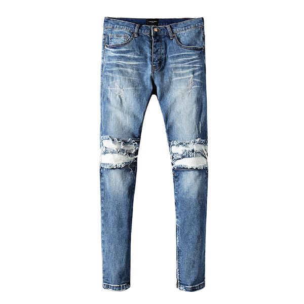 fashion designer's slim fit jeans men with holes hello street crime fashion jeans clown wash trousers knee holes destroy jeans #1, Gray
fashion designer's slim fit jeans men with holes hello street crime fashion jeans clown wash trousers knee holes destroy jeans #1, Gray