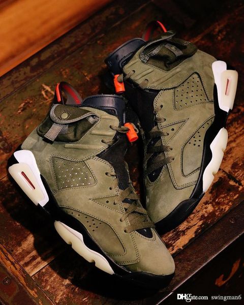 authentic travis scott x air 6 cactus jack medium olive glow in the dark army green suede 3m retro basketball shoes cn1084-200 with box
authentic travis scott x air 6 cactus jack medium olive glow in the dark army green suede 3m retro basketball shoes cn1084-200 with box