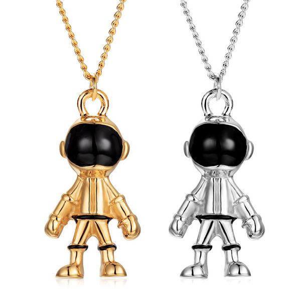 hip hop astronaut pendant necklace for men and women gold silver color chain necklace boy friend gift fashion jewelry
hip hop astronaut pendant necklace for men and women gold silver color chain necklace boy friend gift fashion jewelry