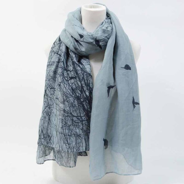 spring new seaside shading chiffon scarf female temperament wild printed small scarf, Blue;gray
spring new seaside shading chiffon scarf female temperament wild printed small scarf, Blue;gray