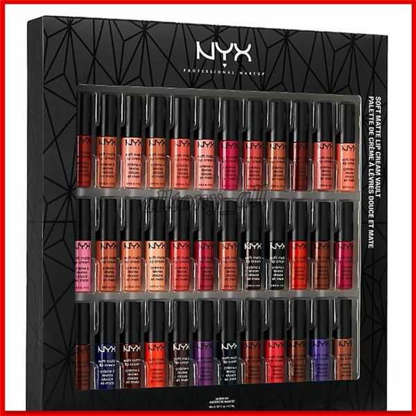 NYX SOFT MATTE LIP CREAM 36PCS NYX Lipstick Lip Gloss Matte No Fading Soft Velvet Lip Makeup 36 colors set
NYX SOFT MATTE LIP CREAM 36PCS NYX Lipstick Lip Gloss Matte No Fading Soft Velvet Lip Makeup 36 colors set