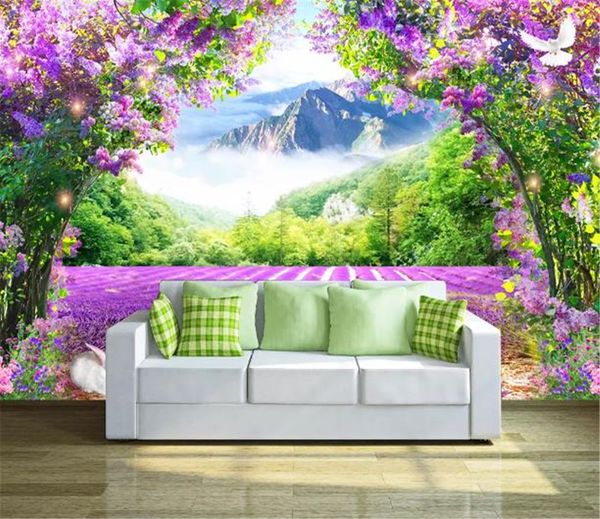 custom wallpaper 3d lavender flower stand mountains and flowers sea 3d scenery living room bedroom wall decoration wallpape
custom wallpaper 3d lavender flower stand mountains and flowers sea 3d scenery living room bedroom wall decoration wallpape