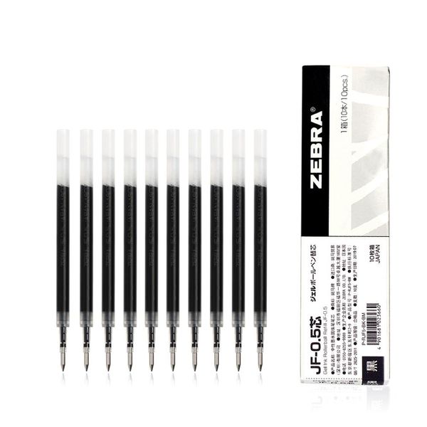 jianwu 10pcs/set 0.5mm japan zebra jf5-bk-bm gel pen fast dry neutral pen refill writing suitable for jj15 jj77 jjz33 jj88
jianwu 10pcs/set 0.5mm japan zebra jf5-bk-bm gel pen fast dry neutral pen refill writing suitable for jj15 jj77 jjz33 jj88