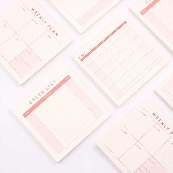 1 Pc Cute Agenda Week Plan Diary Day Planner Journal Record Notebook Stationery Office School Supplies