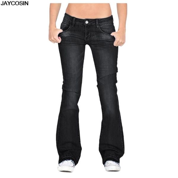 jaycosin jeans women flare jeans mid waist bell stretch slim pants length 2020 new feminino donna, Blue
jaycosin jeans women flare jeans mid waist bell stretch slim pants length 2020 new feminino donna, Blue