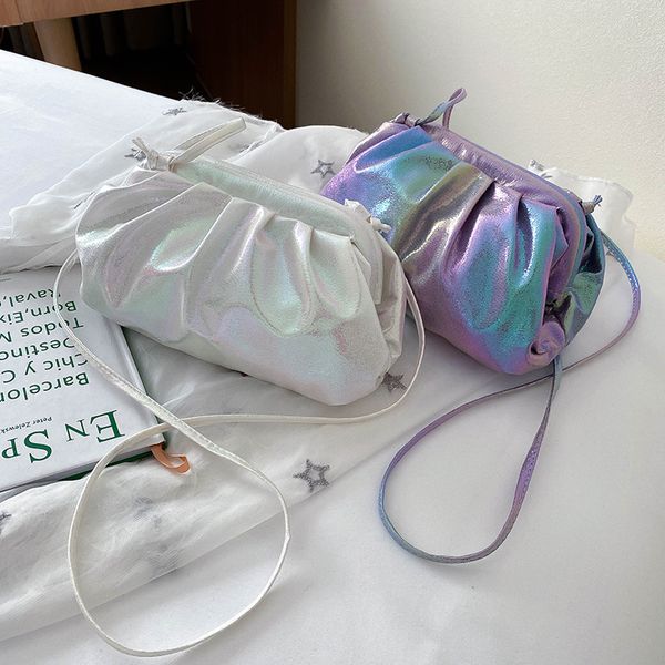 laser pouch bag day clutch party dumpling purse bags for women 2020 new summer pleated pu leather handbags
laser pouch bag day clutch party dumpling purse bags for women 2020 new summer pleated pu leather handbags