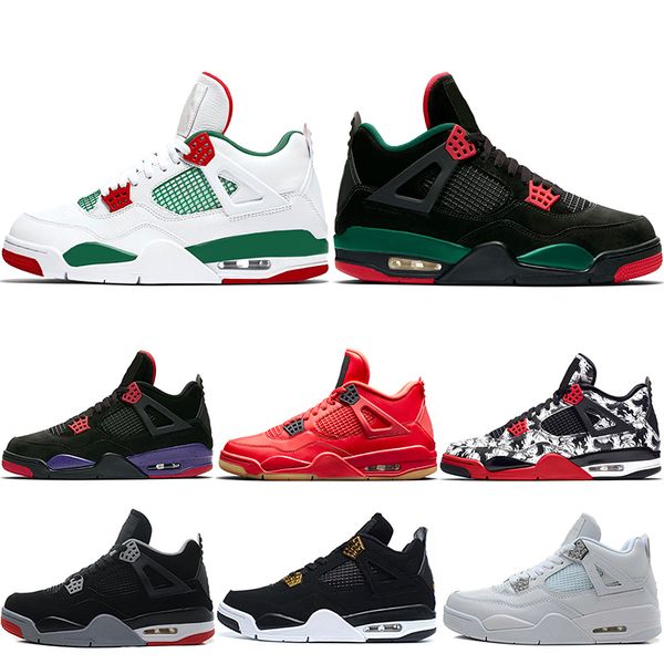 4 4s Men Basketball Shoes NRG Black White Singles Day Tattoo Raptors Pure Money Royalty Designer Mens Trainer Sports Sneakers Size 41-47
4 4s Men Basketball Shoes NRG Black White Singles Day Tattoo Raptors Pure Money Royalty Designer Mens Trainer Sports Sneakers Size 41-47