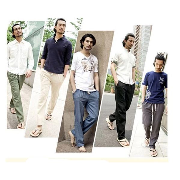 multicolor fashion men casual pants linen trousers beach pantsmen's casual pants elastic waist fashion large size, Black
multicolor fashion men casual pants linen trousers beach pantsmen's casual pants elastic waist fashion large size, Black