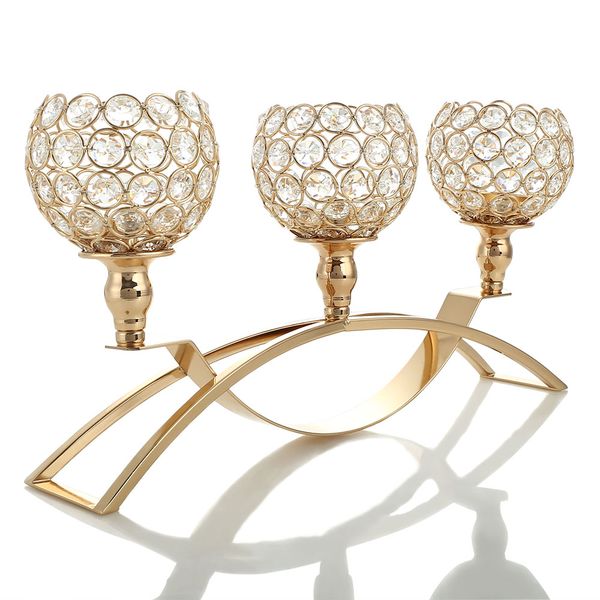 3 arms crystal candelabra tealight candle holders metal candlesticks for home dinning table centerpieces decoration
3 arms crystal candelabra tealight candle holders metal candlesticks for home dinning table centerpieces decoration