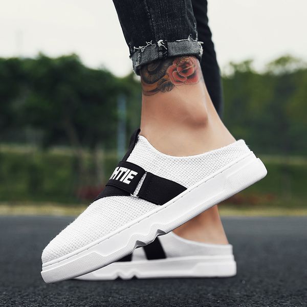 2018 new arrival canvas shoes loafers men sandals men fashion summer breathable flats slipper cool comfortable slides flip flops, Black
2018 new arrival canvas shoes loafers men sandals men fashion summer breathable flats slipper cool comfortable slides flip flops, Black