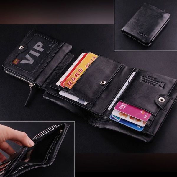 2019 new gift for men black coffee fashion solid men's wallet soft leather money holder wallet bifold cash zipper hasp wallets, Red;black
2019 new gift for men black coffee fashion solid men's wallet soft leather money holder wallet bifold cash zipper hasp wallets, Red;black