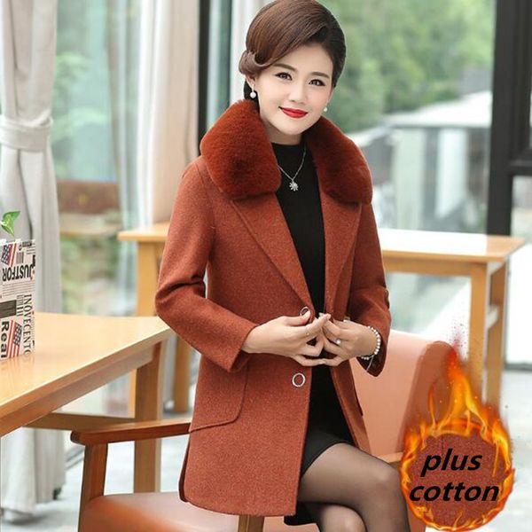 2018 winter plus velvet thicken woolen coat casual jacket women coats fashion comfortable fur collar woolen overcoat women, Black
2018 winter plus velvet thicken woolen coat casual jacket women coats fashion comfortable fur collar woolen overcoat women, Black