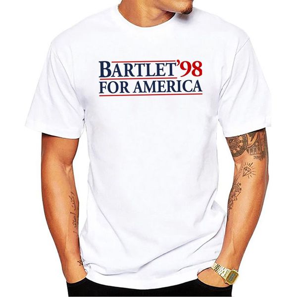 bartlet for america slogan white men's t shirt new 2020 summer fashion short sleeve o-neck letters design printed clothing, White;black
bartlet for america slogan white men's t shirt new 2020 summer fashion short sleeve o-neck letters design printed clothing, White;black
