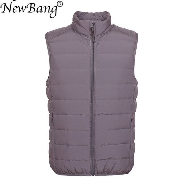 newbang mafabric men duck down vest ultra light down sleeveless light weight windbreaker male gilet outwear, Black
newbang mafabric men duck down vest ultra light down sleeveless light weight windbreaker male gilet outwear, Black