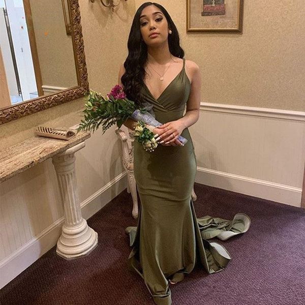 simple v neck long mermaid prom dresses formal dresses for girls backless spaghetti straps long green spandex evening dresses vestidos de, Black
simple v neck long mermaid prom dresses formal dresses for girls backless spaghetti straps long green spandex evening dresses vestidos de, Black
