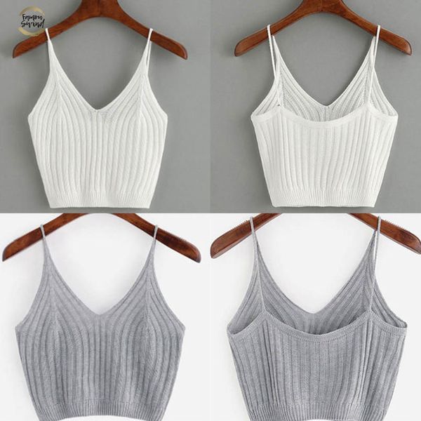 fashion new women's summer basic strappy sleeveless racerback crop drop shipping, White
fashion new women's summer basic strappy sleeveless racerback crop drop shipping, White