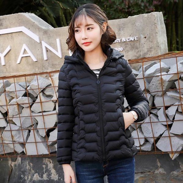 female jacket fashion 2019 women winter warm cotton casual hooded zipper up winter short jacket long-sleeved overcoat #45, Black;brown
female jacket fashion 2019 women winter warm cotton casual hooded zipper up winter short jacket long-sleeved overcoat #45, Black;brown