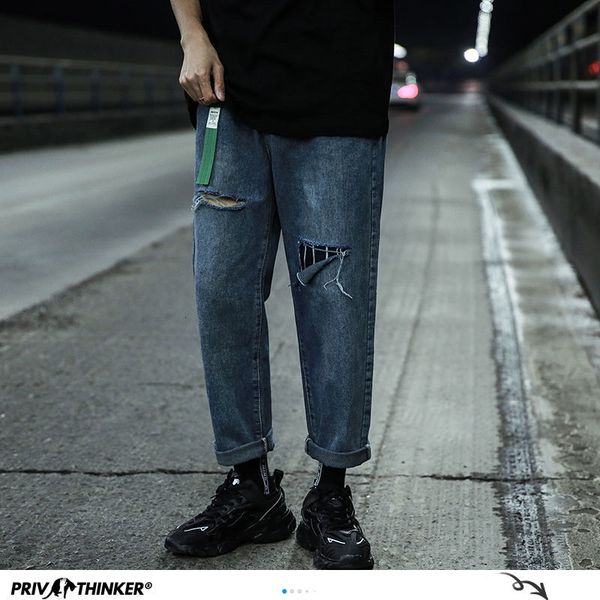 man hip hop hole-piercing jeans mans 2020 summer 5xl high street denim harem pants male ankle-length pants clothes, Blue
man hip hop hole-piercing jeans mans 2020 summer 5xl high street denim harem pants male ankle-length pants clothes, Blue