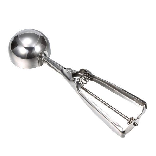 1pc stainless steel spring handle ice cream scoop fruit decorative mold scoop diy ice cream ball dessert stencil spoon tool
1pc stainless steel spring handle ice cream scoop fruit decorative mold scoop diy ice cream ball dessert stencil spoon tool