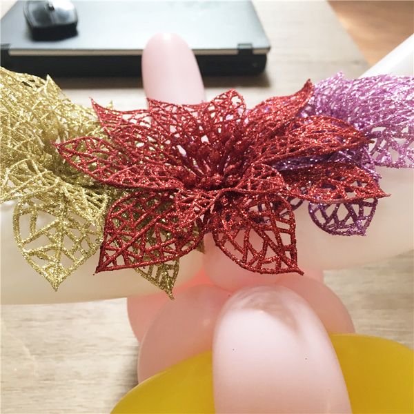 10pcs fashion 15cm christmas artificial flowers xmas tree decorations wedding party decor ornaments 6zhh186
10pcs fashion 15cm christmas artificial flowers xmas tree decorations wedding party decor ornaments 6zhh186