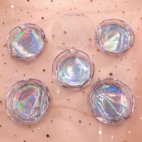 false eyelashes wholesale transparent round eyelash box for 25mm27mm 
false eyelashes wholesale transparent round eyelash box for 25mm27mm